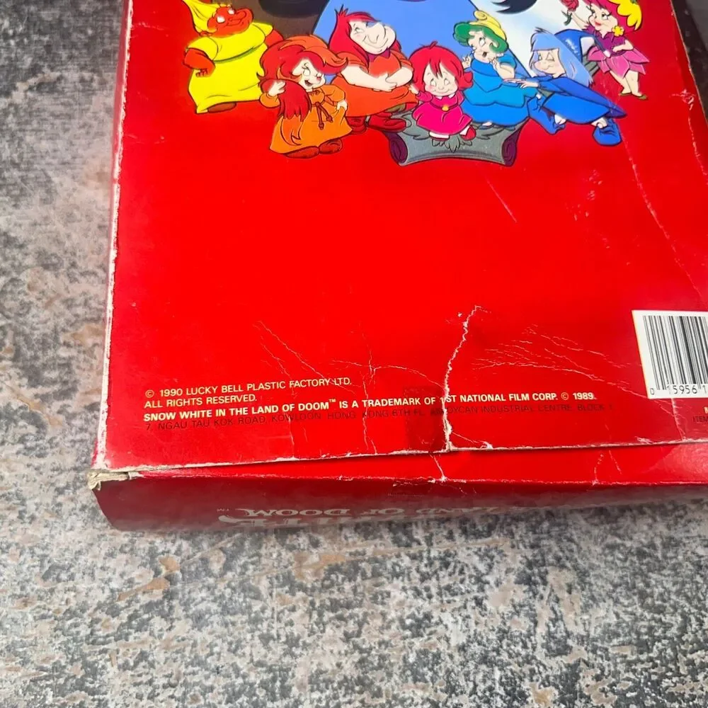 Snow White Land Of Doom Soft‎ Stuffed Body Doll Damaged Box 1990